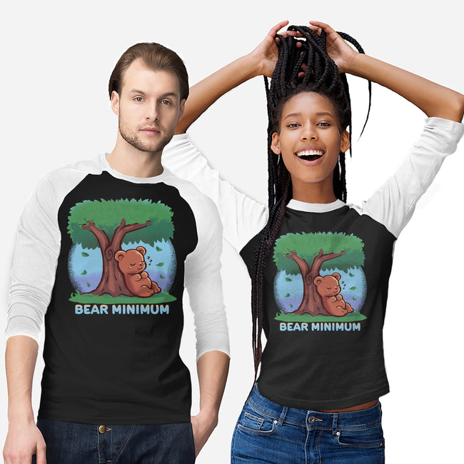 Bear Minimum-Unisex-Baseball-Tee-TechraNova