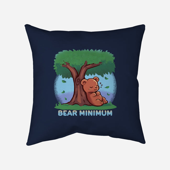 Bear Minimum-None-Non-Removable Cover w Insert-Throw Pillow-TechraNova