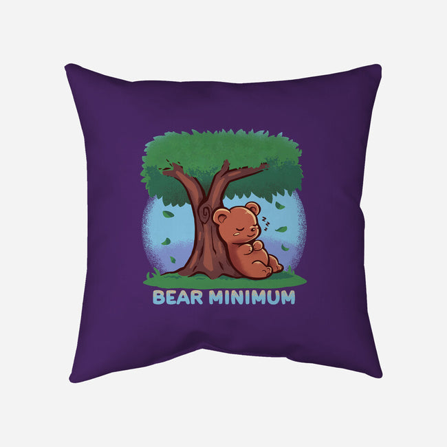 Bear Minimum-None-Non-Removable Cover w Insert-Throw Pillow-TechraNova