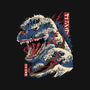 Great Godzilla-Womens-Fitted-Tee-gaci