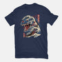 Great Godzilla-Womens-Fitted-Tee-gaci