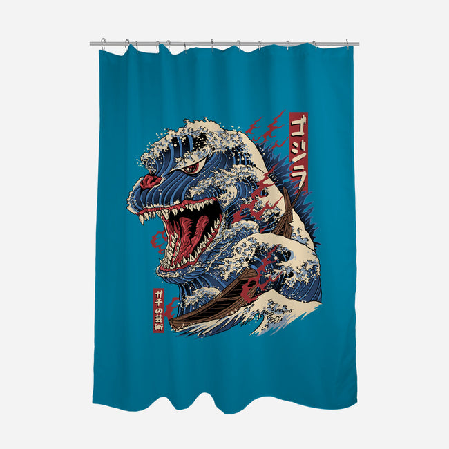 Great Godzilla-None-Polyester-Shower Curtain-gaci