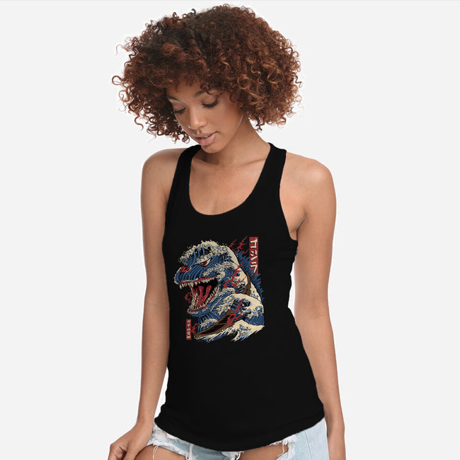 Great Godzilla-Womens-Racerback-Tank-gaci