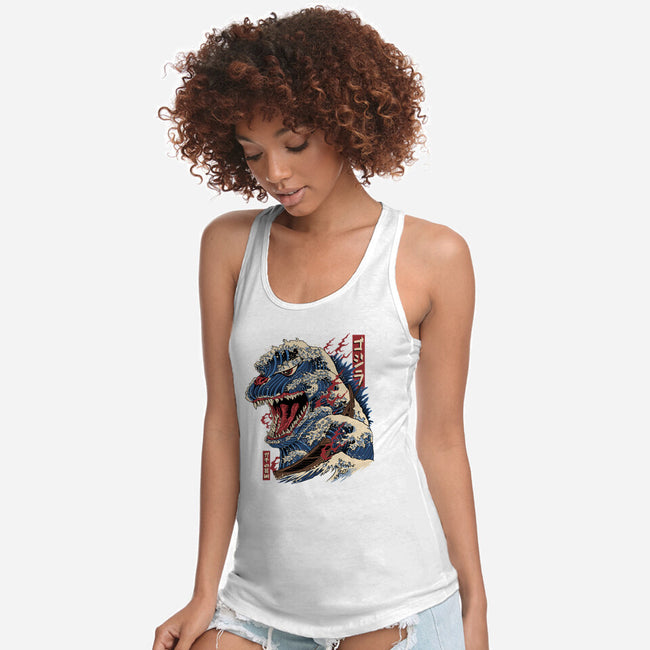 Great Godzilla-Womens-Racerback-Tank-gaci