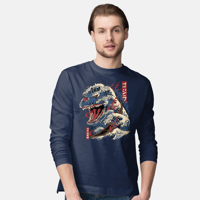 Great Godzilla-Mens-Long Sleeved-Tee-gaci