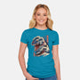 Great Godzilla-Womens-Fitted-Tee-gaci