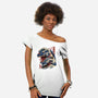 Great Godzilla-Womens-Off Shoulder-Tee-gaci