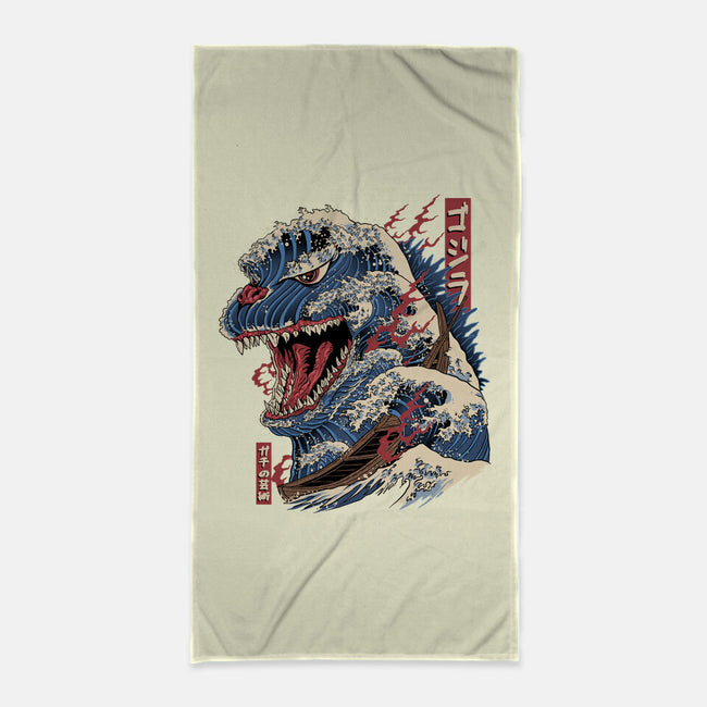 Great Godzilla-None-Beach-Towel-gaci