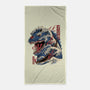 Great Godzilla-None-Beach-Towel-gaci