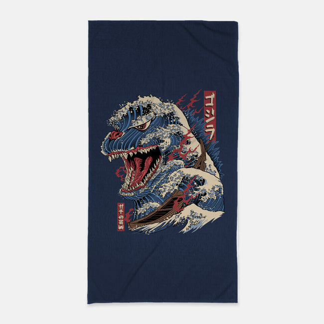 Great Godzilla-None-Beach-Towel-gaci