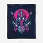 Spider Cyber Punk-None-Fleece-Blanket-jrberger