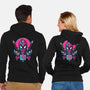 Spider Cyber Punk-Unisex-Zip-Up-Sweatshirt-jrberger