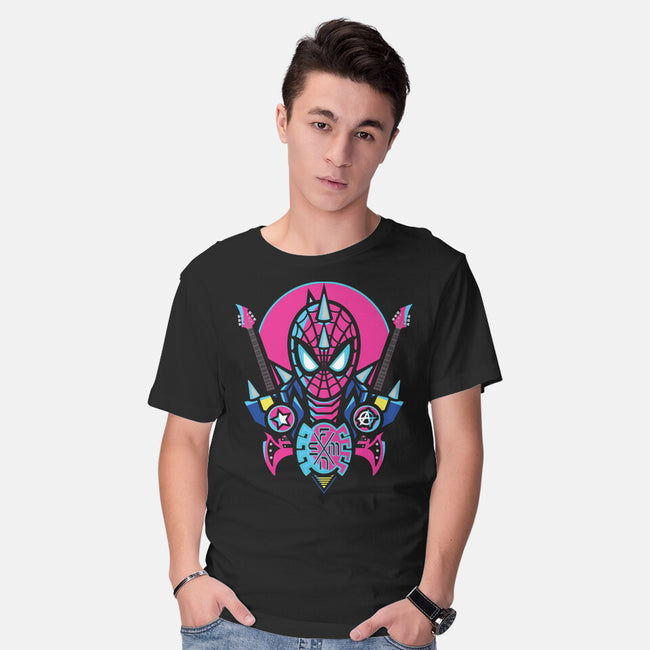 Spider Cyber Punk-Mens-Basic-Tee-jrberger