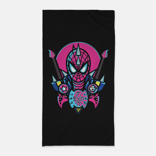 Spider Cyber Punk-None-Beach-Towel-jrberger