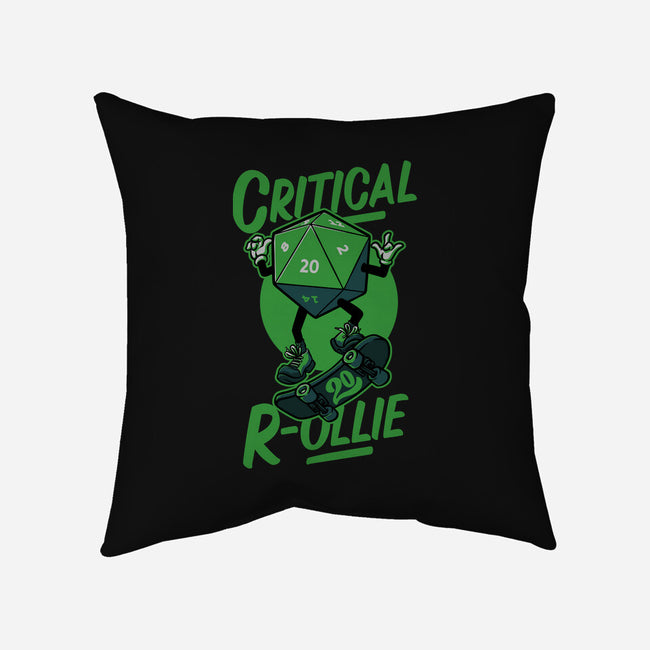 Critical R-ollie-None-Removable Cover-Throw Pillow-Studio Mootant