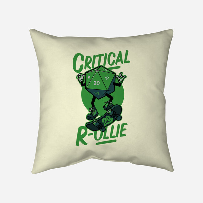 Critical R-ollie-None-Removable Cover-Throw Pillow-Studio Mootant