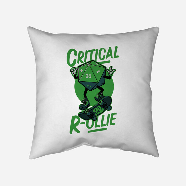 Critical R-ollie-None-Removable Cover-Throw Pillow-Studio Mootant