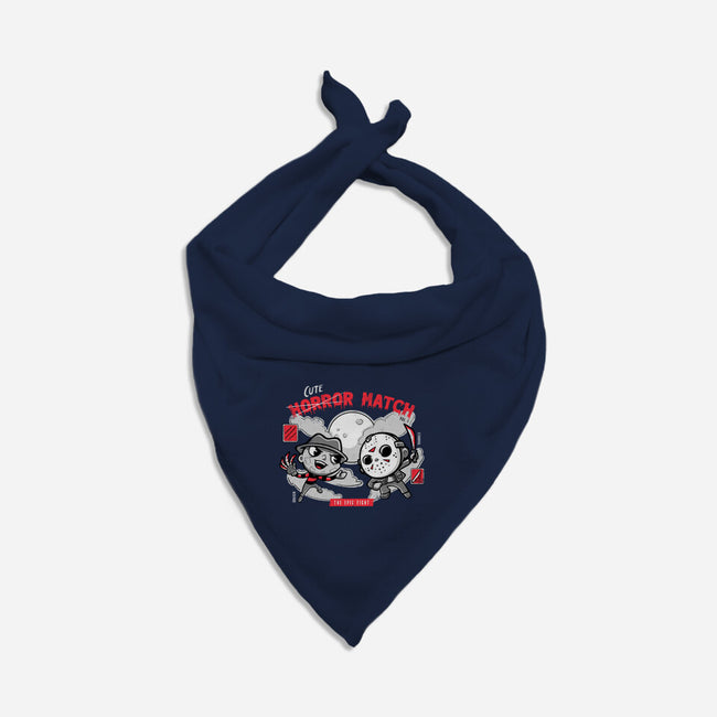 Cute Horror Match-Cat-Bandana-Pet Collar-Ca Mask