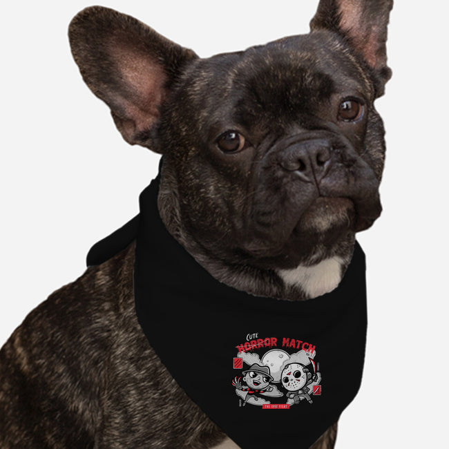 Cute Horror Match-Dog-Bandana-Pet Collar-Ca Mask