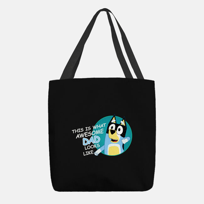 Awesome Dad-None-Basic Tote-Bag-MaxoArt