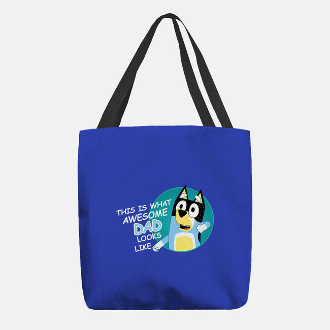 Awesome Dad-None-Basic Tote-Bag-MaxoArt