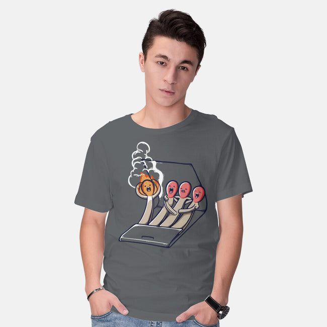 Don't Play With Fire-Mens-Basic-Tee-Xentee