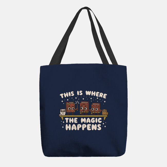 Where The Magic Happens-None-Basic Tote-Bag-Weird & Punderful