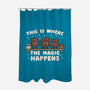 Where The Magic Happens-None-Polyester-Shower Curtain-Weird & Punderful