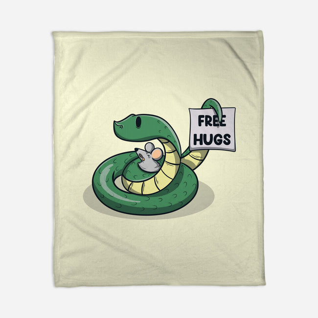 Hugs Are Free-None-Fleece-Blanket-Claudia