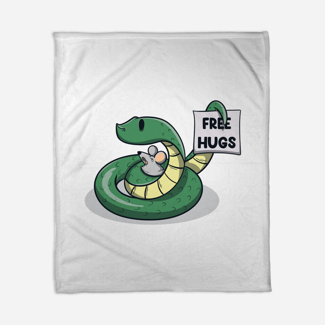 Hugs Are Free-None-Fleece-Blanket-Claudia