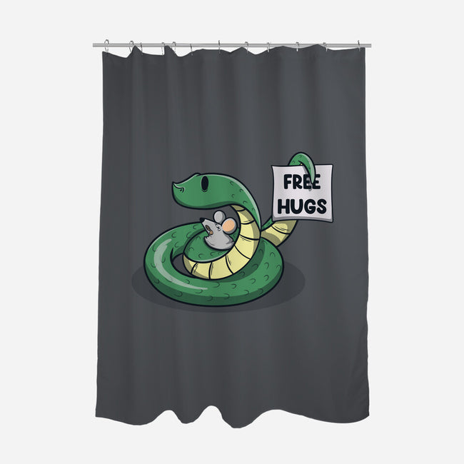 Hugs Are Free-None-Polyester-Shower Curtain-Claudia