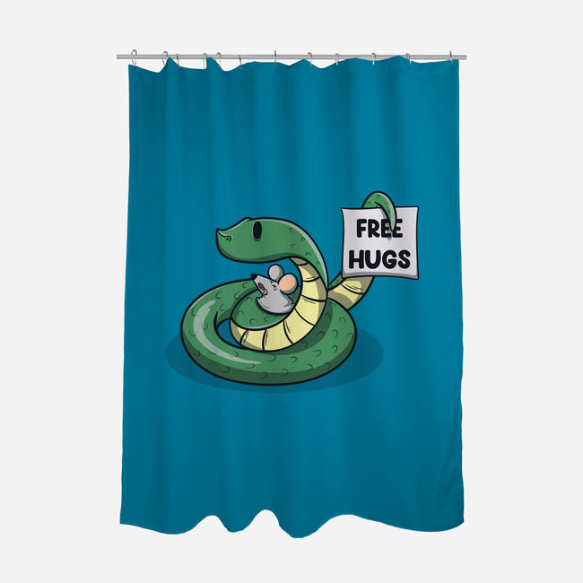 Hugs Are Free-None-Polyester-Shower Curtain-Claudia