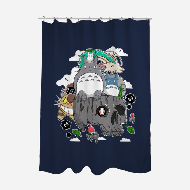 Spirit Island-None-Polyester-Shower Curtain-Tri haryadi