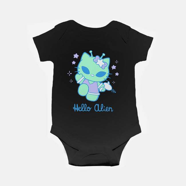 Hello Alien-Baby-Basic-Onesie-xMorfina