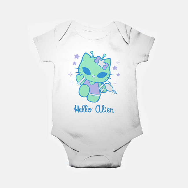 Hello Alien-Baby-Basic-Onesie-xMorfina