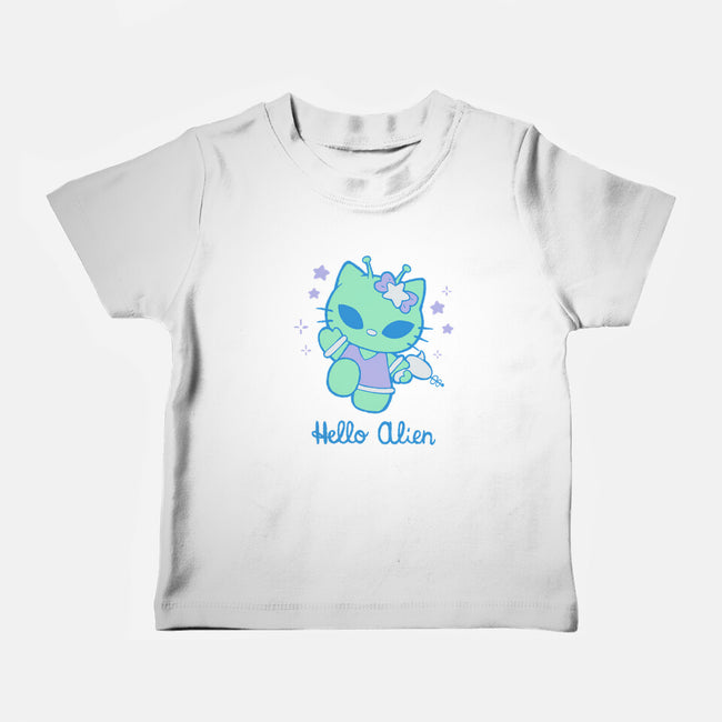 Hello Alien-Baby-Basic-Tee-xMorfina