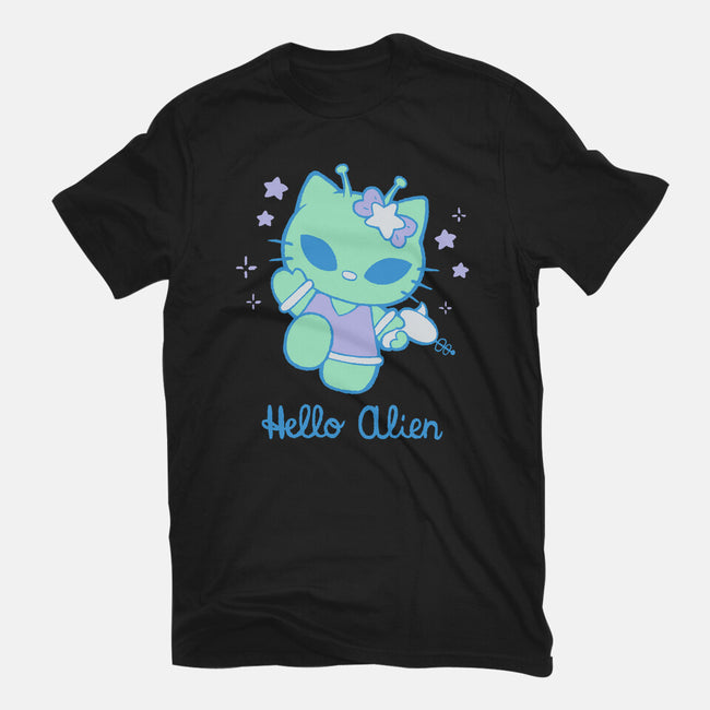 Hello Alien-Unisex-Basic-Tee-xMorfina