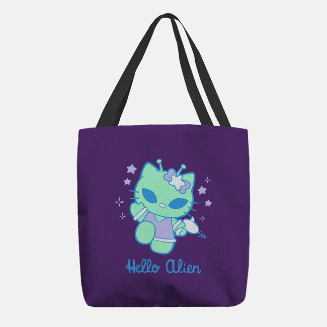 Hello Alien-None-Basic Tote-Bag-xMorfina