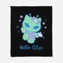 Hello Alien-None-Fleece-Blanket-xMorfina