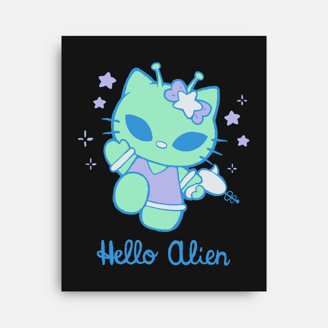 Hello Alien-None-Stretched-Canvas-xMorfina