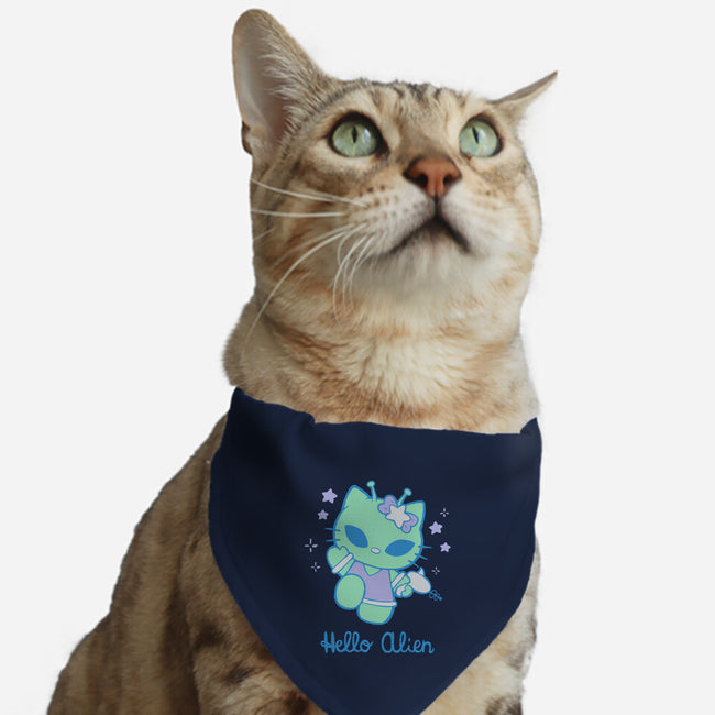 Hello Alien-Cat-Adjustable-Pet Collar-xMorfina