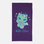 Hello Alien-None-Beach-Towel-xMorfina