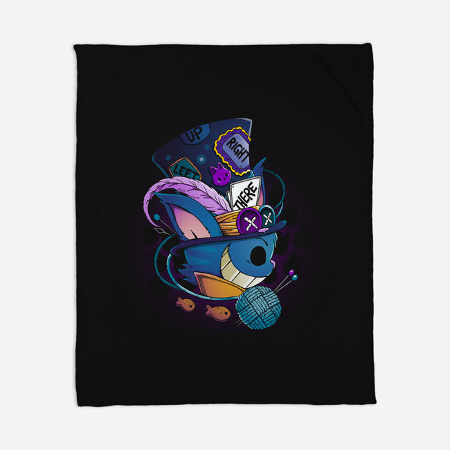 Weird Hatter-None-Fleece-Blanket-Vallina84