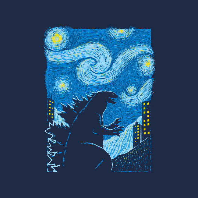 Gogh-Zilla-None-Fleece-Blanket-Umberto Vicente