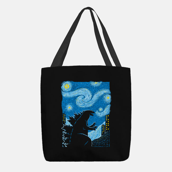 Gogh-Zilla-None-Basic Tote-Bag-Umberto Vicente