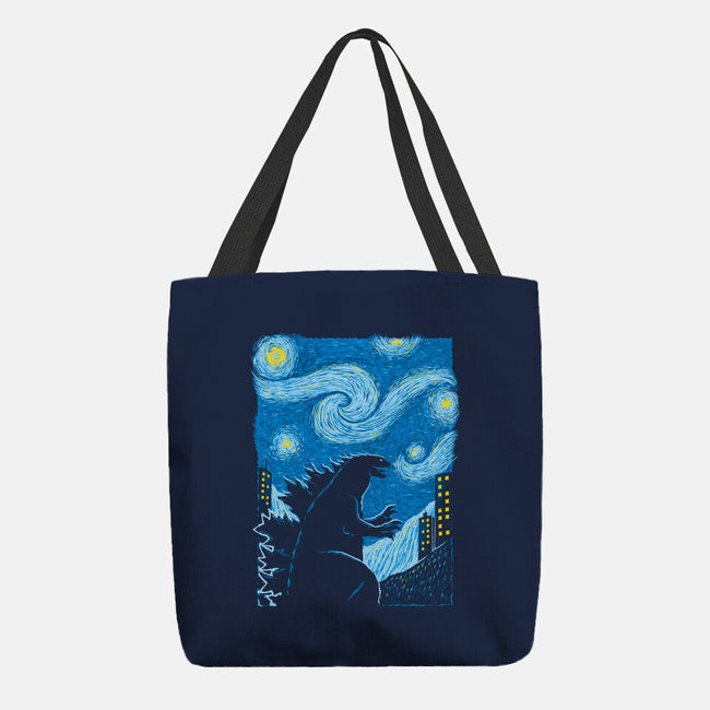 Gogh-Zilla-None-Basic Tote-Bag-Umberto Vicente