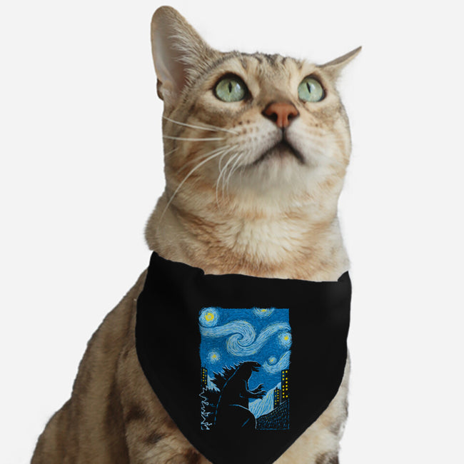 Gogh-Zilla-Cat-Adjustable-Pet Collar-Umberto Vicente