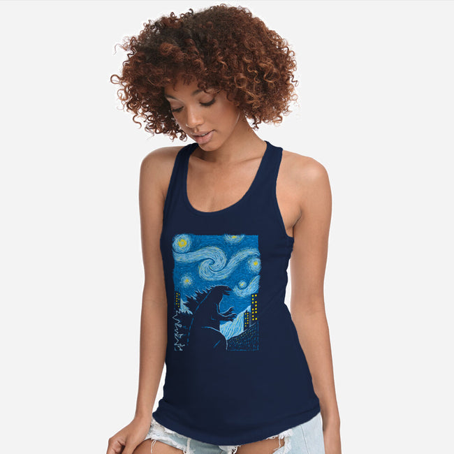 Gogh-Zilla-Womens-Racerback-Tank-Umberto Vicente