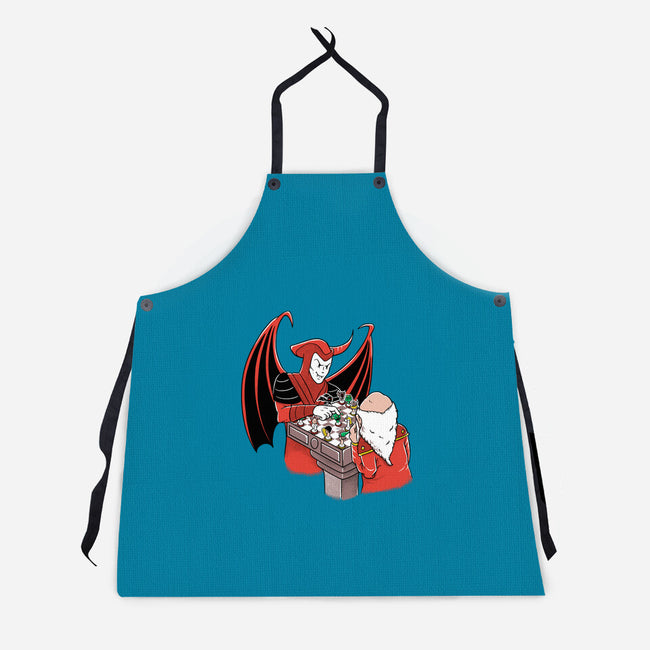 Masters Of Chess-Unisex-Kitchen-Apron-Umberto Vicente