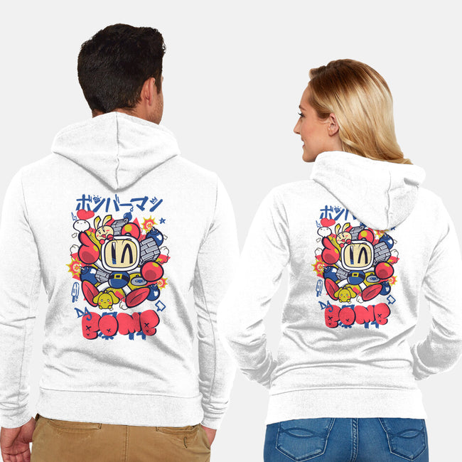 Da Bomb-Unisex-Zip-Up-Sweatshirt-Arinesart